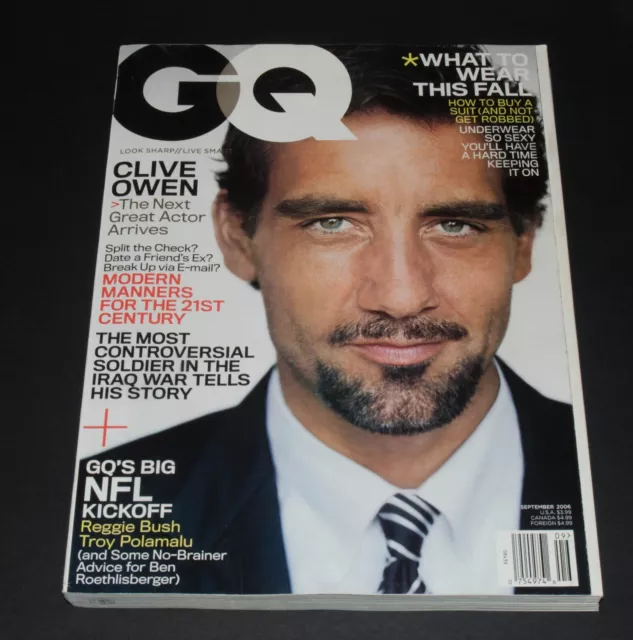 GQ Magazine September 2006 Clive Owen