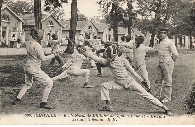 94 Joinville Le Pont #21635 Ecole Normale Militaire Gymnastique Escrime Assaut F
