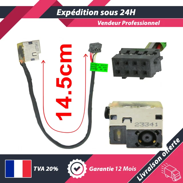 Connecteur Jack D'Alimentation DC Pour HP Pavilion 17-E046SF, 17-E047SF | Pièce De Rechange Générique
