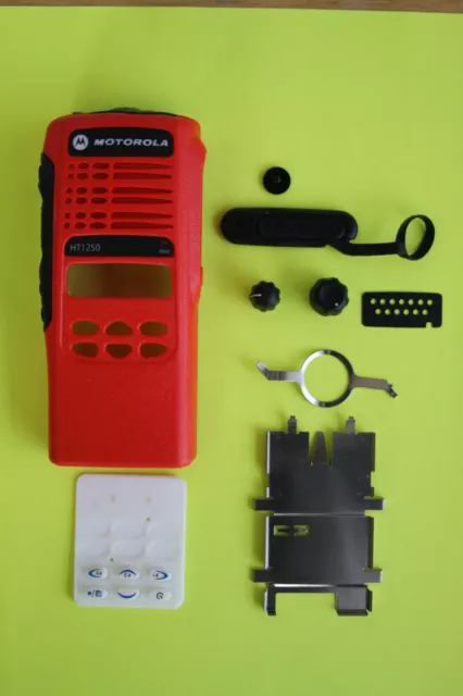 RED Motorola HT1250 16CH (128 TOTAL) Channel Refurb Housing Kit