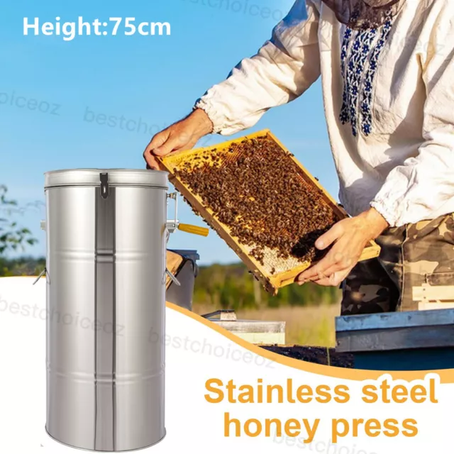 Honey Extractor Manual Crank 2 Two Frame Honey Bee Spinner Tangential Beekeeping