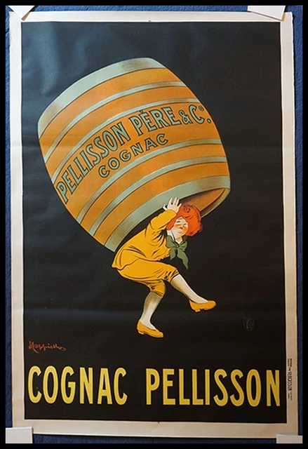 Poster Vintage 50x70cm – Affiche Cognac Gautier De Cappiello – Reproduction HQ Neuve