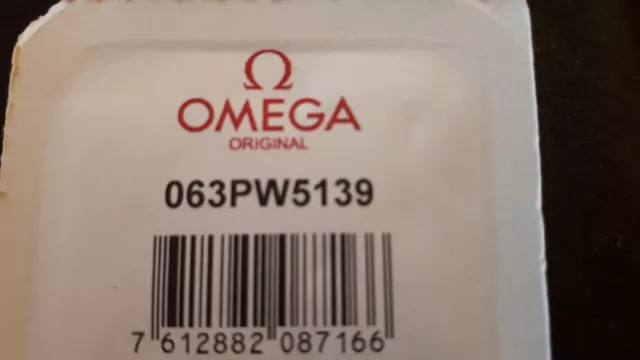 VETRO OMEGA SPEEDMASTER Moonwatch 063PW5139 Originale Nuovo