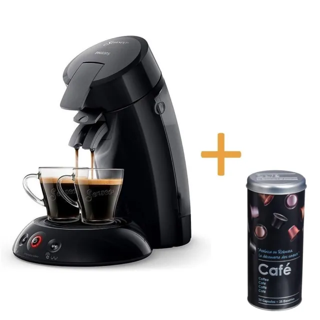 Machine Café Dosette Senseo Philips Original Capacité 0,7L 1 bar + Range Dosette