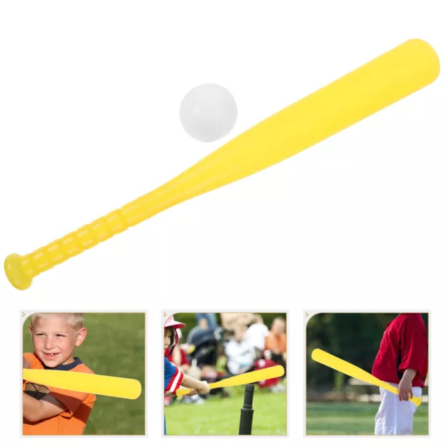 1 Set of Plastic Baseball Bat Set Interactive Baseball Set for Toddlers