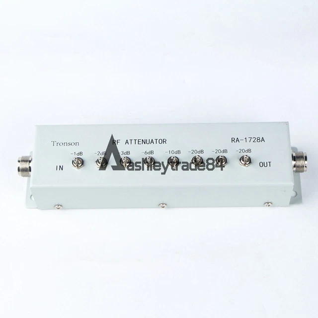 1PCS NEW 0 - 82DB VARIABLE/ STEP ATTENUATOR 50 OHM for Ham Radio Transmitter