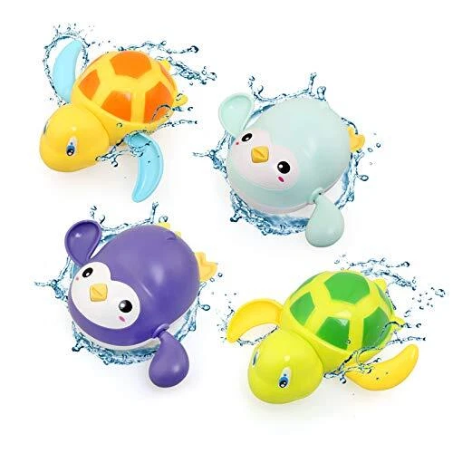 BelleStyle Jouet de Bain Bébé Jeux de Bain pour Bebe Enfant 1 2 3 4 Ans 4 Piè...