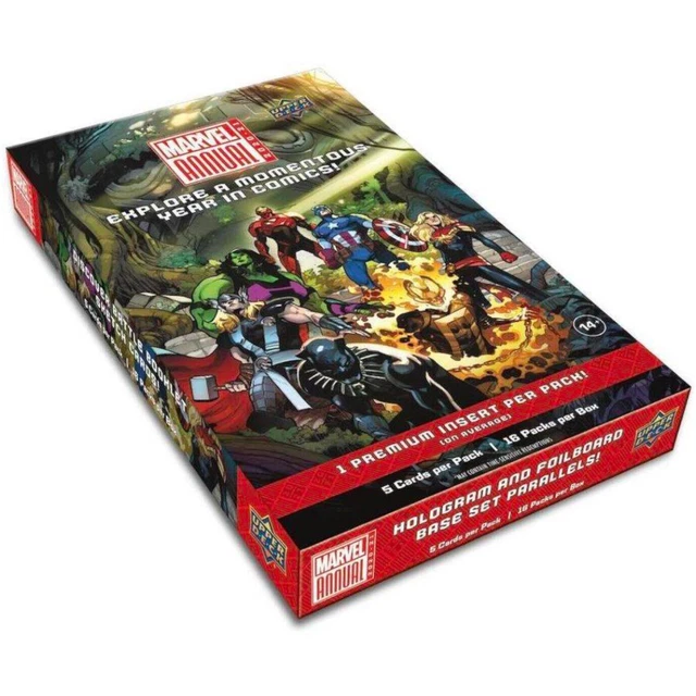 Upper Deck Marvel Comics Annual 2021/21 Trading Cards Factory Sealed Hobby Box
