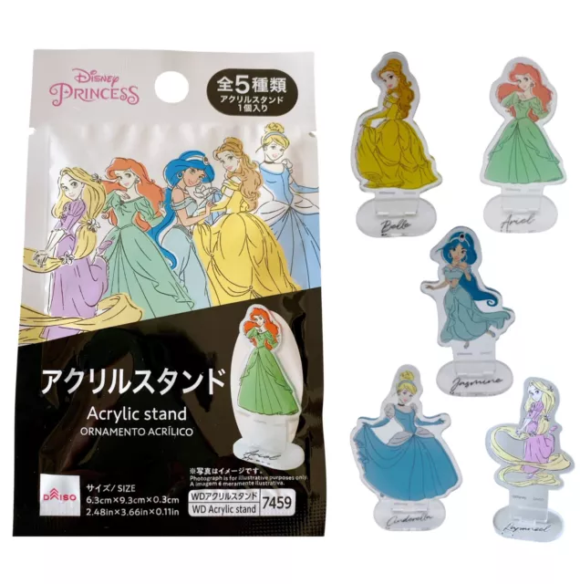 NEW!! ~ Disney Princesses x Daiso Japan Set of 6 Stationary Set