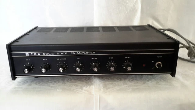 TOA ELECTRIC ソリッドステート PAアンプ TA-266【動作品】 Classic TOA TA-266 Commercial / PA / Background music