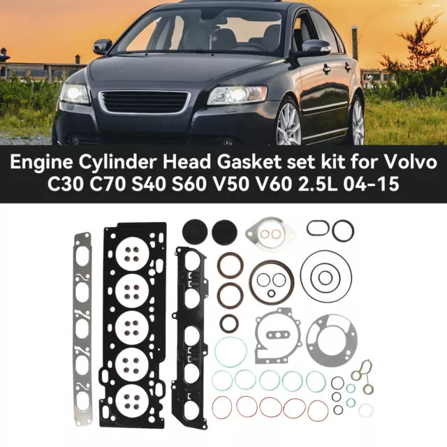 Engine Cylinder Head Gasket set pour Volvo C30 C70 S40 S60 V50 V60 2.5L 04-15