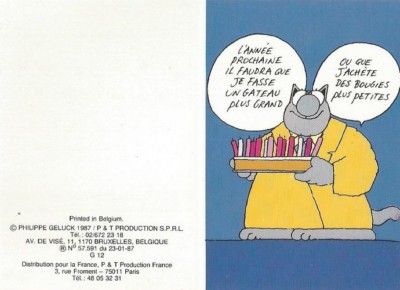 Geluck Le Chat Carte Postale Gateau Grand Bougie Petite 8 5x11 5 Cm Eur 2 99 Picclick Fr Geluck Le Chat Carte Postale Gateau Grand Bougie Petite 8 5x11 5 Cm Eur 2 99 Picclick Fr