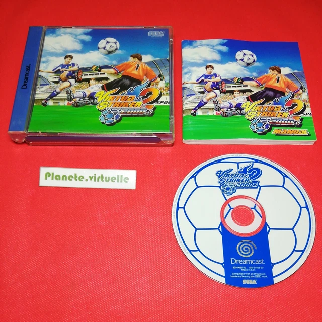 Virtua Striker 2 Sur Dreamcast – PAL EUR – Jeu De Foot Arcade SEGA