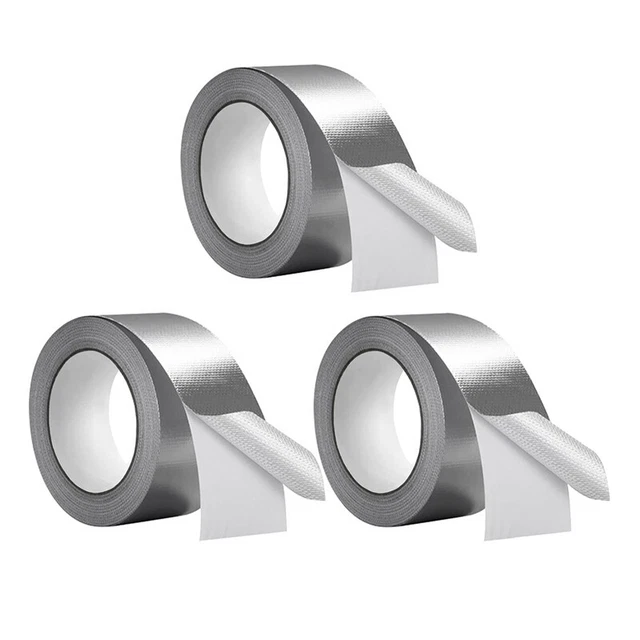 Cinta de aluminio tejido de fibra de vidrio (5,9 mm), cinta aislante de alta temperatura W9T1