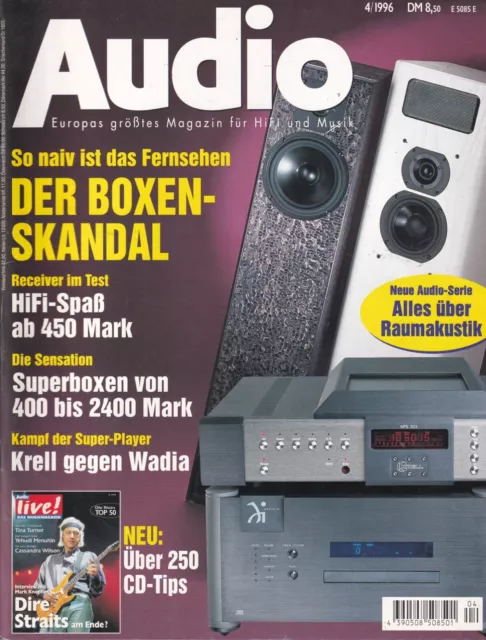 AUDIO 4/1996 - ...Magazin für HiFi und Musik - Dire Straits, Tina Turner, I. Pop