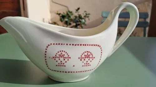 SAUCIERE  EN FAIENCE DE GIEN, années 70/80, modèle de MP Boitard