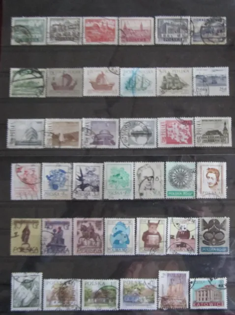 Polen Briefmarken Sammlung Freimarken gestempelt #2