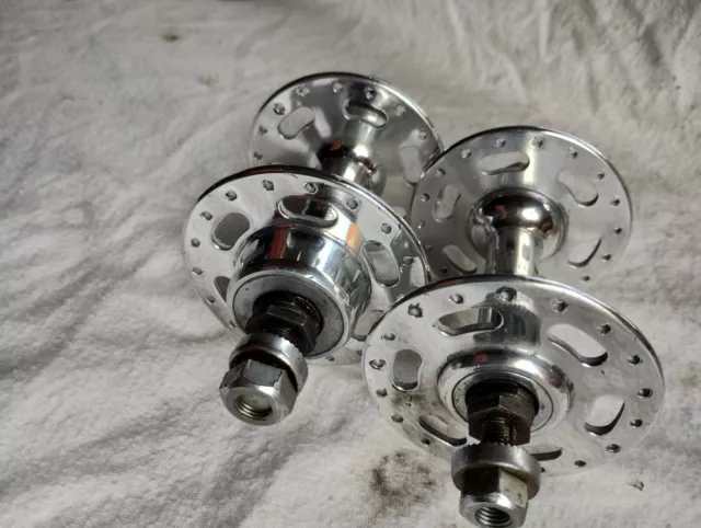 Vintage 1978 Normandy large flange hubset 36H serviced & polished