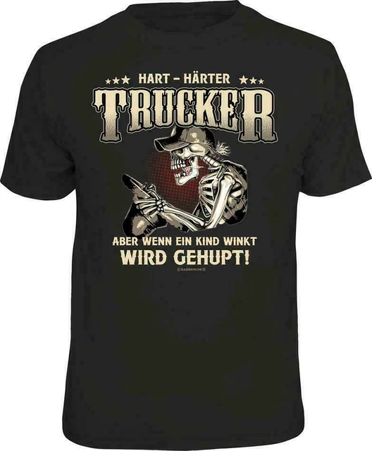 T-Shirt Trucker Con Cuore E Clacson - Regalo per Uomini Detto T-Shirt
