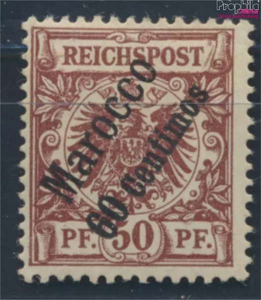 Briefmarken Dt. Post Marokko 1899 Mi 6 mit Falz(8100764