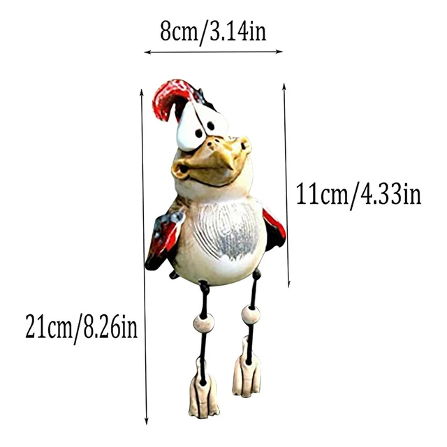 Garden Resin Chicken Farm Art-Backyard Decoration Courtyard Chicken Decoration 11