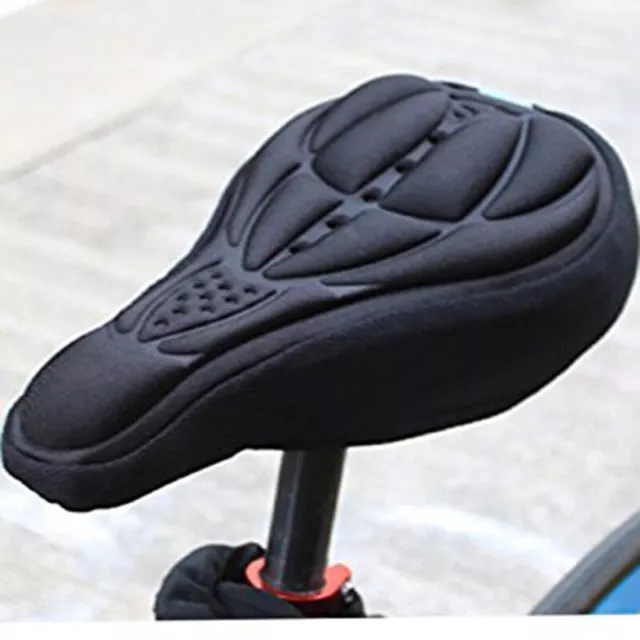New Bike Bicycle Cycle Extra Comfort Pad Cushion Cover For Saddle Seat Comfy