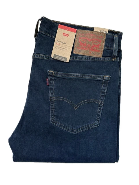 LEVI S PREMIUM MEN S Commuter Pro 511 Slim Fit Gusset Stretch Jeans 38X34 149 40.75 PicClick UK