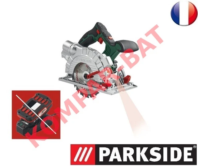 Scie Circulaire Sans Fil Parkside PHKSA 20-Li B3 20V - Compacte Et Puissante (sans Batterie Ni Chargeur)