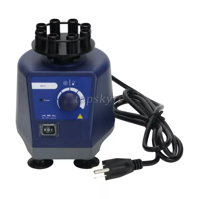 MX-C Lab Cell Disruptor with Adjustable Speed 0-3000RPM for 8x2ML Test Tubes ty2