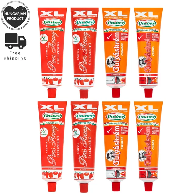 Set di paste di peperoni e gulasch ungheresi Univer Piros Arany, piccante delicato