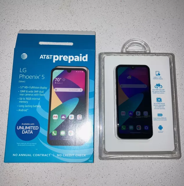 Barely Used att prepaid lg phoenix 4g phone