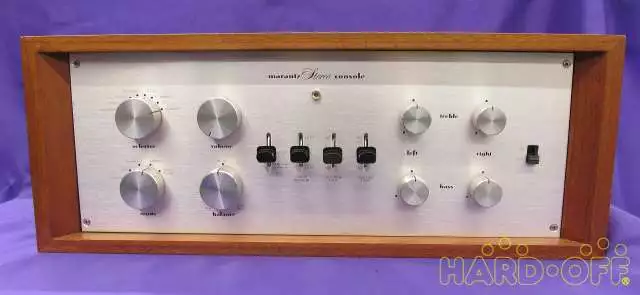 Stéréo Console Marantz 7 Vintage Tube Préamplificateur Préamp Amp De Japon