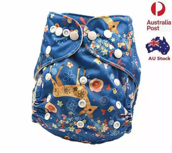 New Reusable Modern Baby Cloth Nappies Diapers Adjustable newborn nappy (D91)