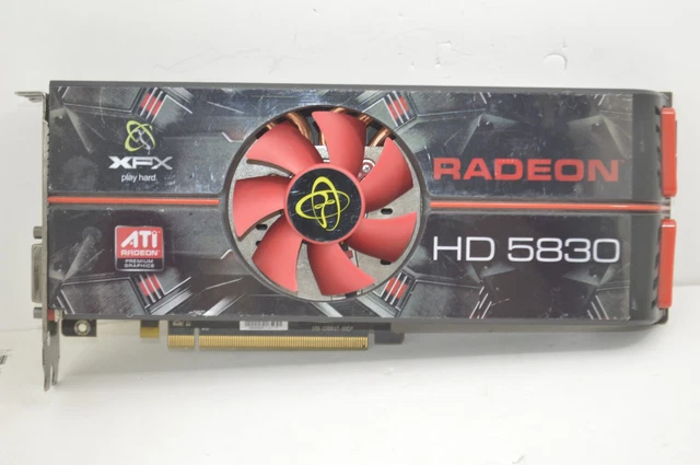XFX ATI Radeon HD 5830 1GB DDR5 Gaming Video Card dual HDMI HDMI DP PCI-E #X62