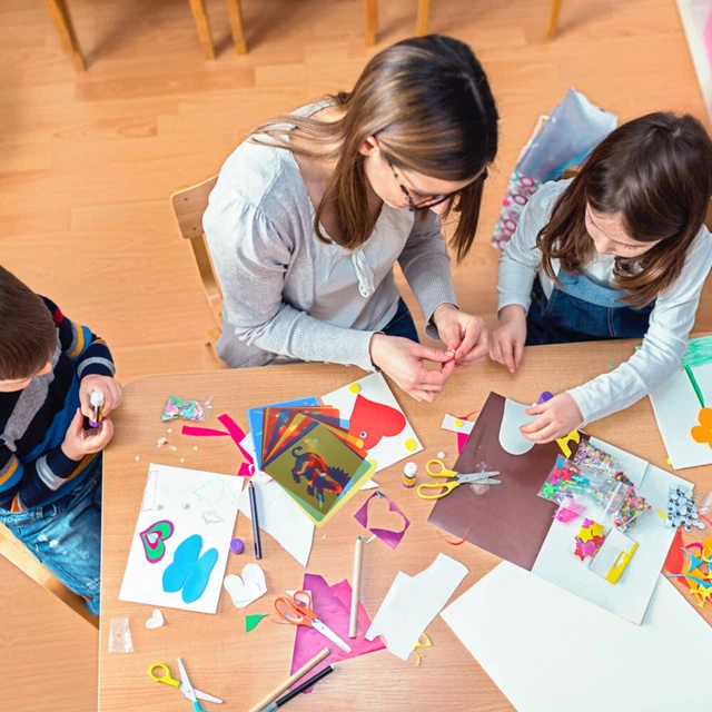 3x Zeichnung Herrscher Diy Handwerk Schablonen Kinder Kunst Handwerk Malerei Kit 2