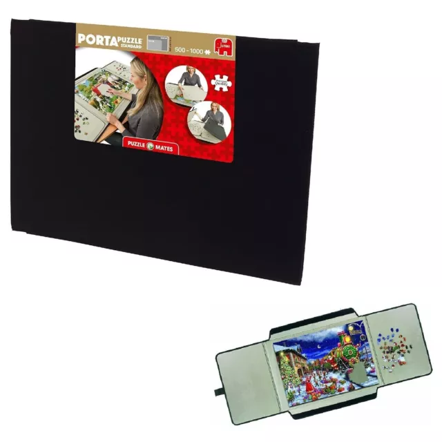 PORTABLE JIGSAW 1000 Pieces Board Puzzle Storage Carry Safe Case Carrier  New UK £26.65 - PicClick UK