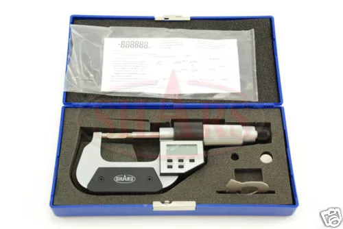 Electronic Digital  Micrometers-Blade Mic 0-1 In-Mm