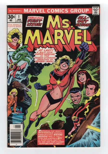 1977 Marvel Ms. Marvel #1 1St Appearance Of Carol Danvers As Ms Marvel Key Rare