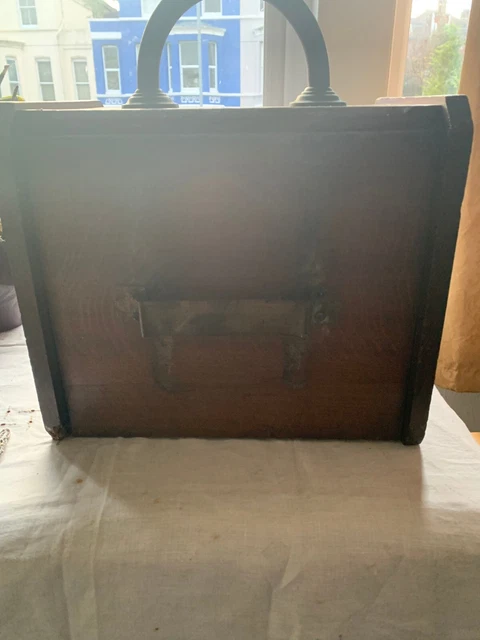 Antique  wooden coal scuttle