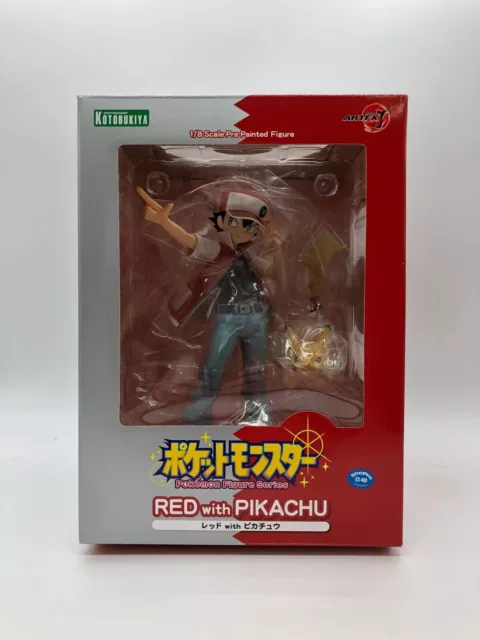 Pokemon Series Red with Pikachu ARTFX J 1/8 Scale Painted Figure KOTOBUKIYA