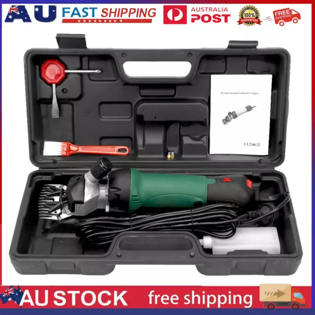 AUS Electric Sheep Shears Shearing Animal Clippers Farm Livestock Wool Carding