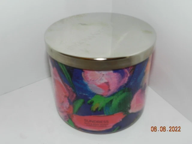 Bath & Body Works ~ SUNDRESS ~ 3-Wick Candle 14.5 oz