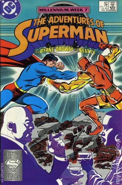 Adventures of Superman #437 FN 1988 Stock Image