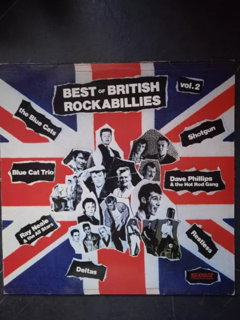LP Various Artists - BEST OF BRITISH ROCKABILLIES VOL 2 VG+ (1982)