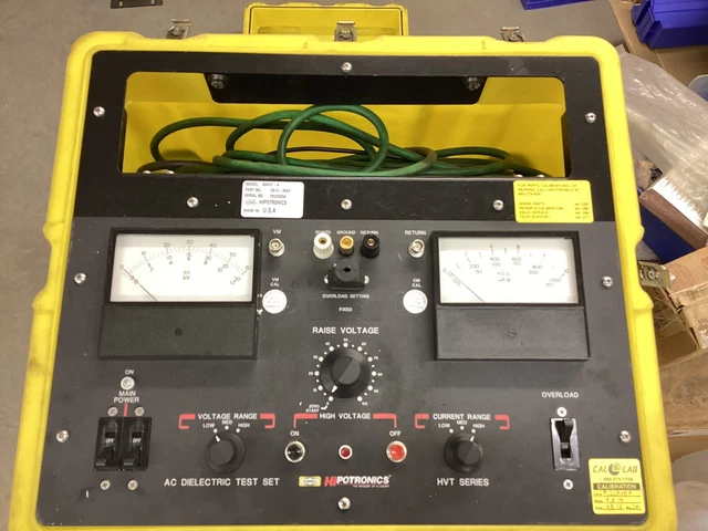 HIPOTRONICS AC 60KV Portable Dielectric Test Set 60HVT-A. CS14-3463 HIPOTRONICS AC 60KV Portable Dielectric Test Set 60HVT-A. CS14-3463