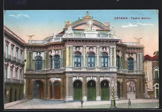 Catania, Teatro Bellini, Ansichtskarte