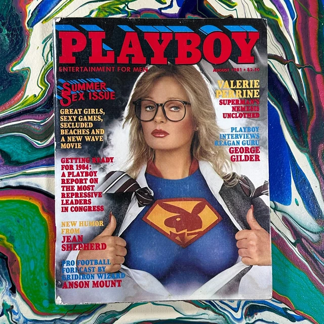PLAYBOY AUGUST 1981 Covergirl Valerie Perrine Playmate Debbie Boostrom