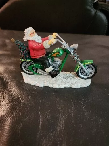 Rebel without a Claus Collection "Have A Holly Chopper Christmas" Rare Santa