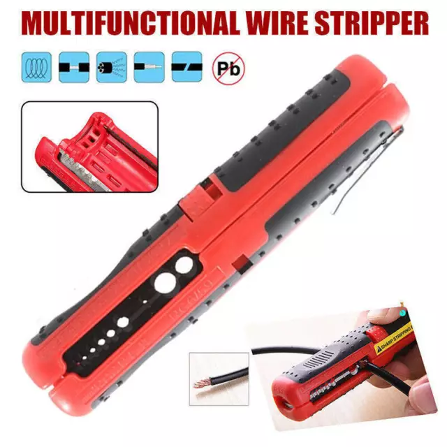 Multifunction Cable Stripping Tool Non-slip Portable Cable Wire Stripper Cutters