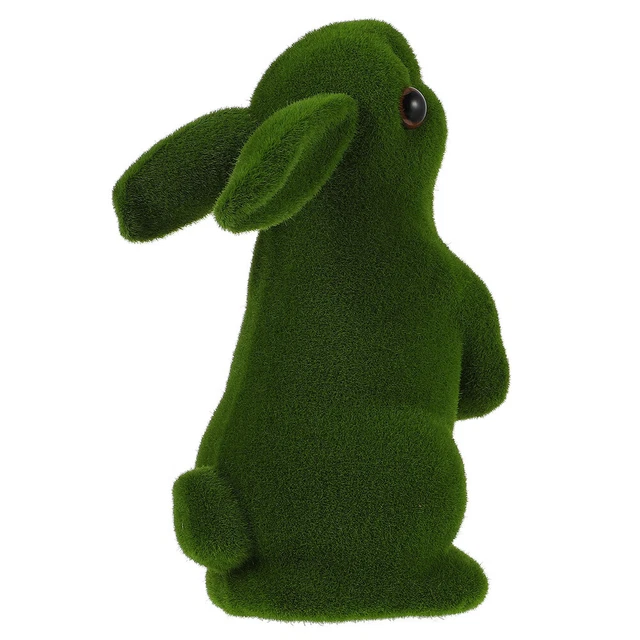 1Pc Moos Bunny Figuren Decor Tafelaufsatz Bunny Tafelaufsatz